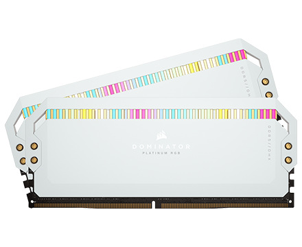 <strong>CORSAIR DOMINATOR PLATINUM</br>RGB WHITE</br>5600MHz 32GB</strong>