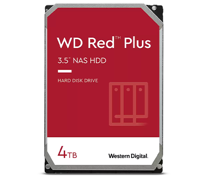<strong>RTS - WD RED PLUS 4TB NAS HDD</strong>