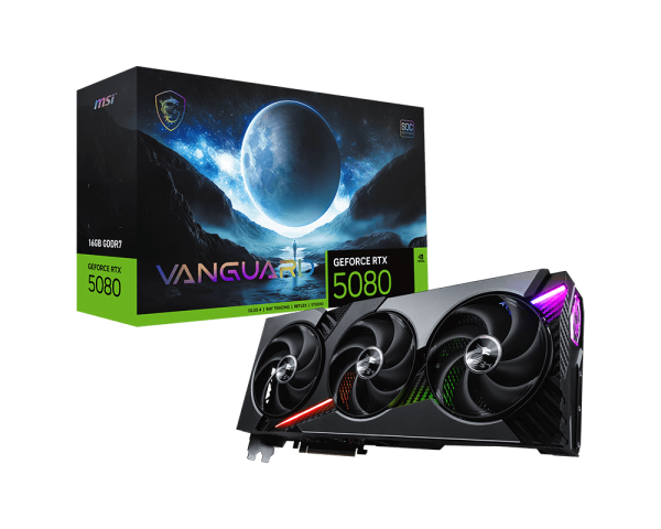 <strong>MSI GEFORCE RTX5080 16GB VANGUARD SOC  </strong>