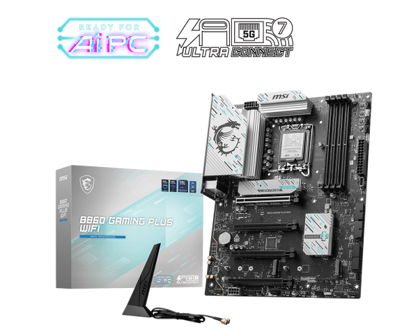 <strong>MSI B860 GAMING PLUS WIFI 7 + Upgrade to Casing Sama A721</strong>