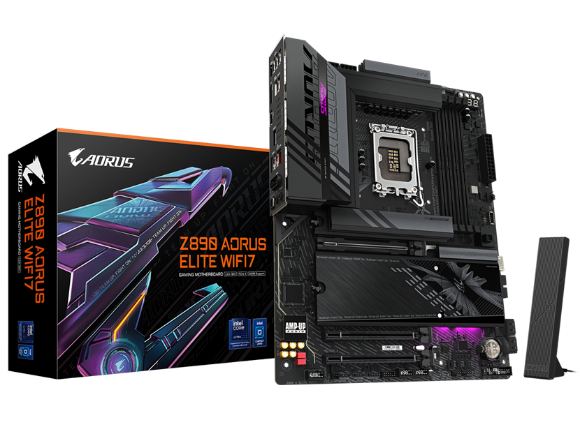 <strong>GIGABYTE Z890 AORUS ELITE WIFI + Upgrade to Casing Sama A721</strong>