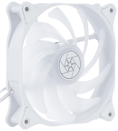 <strong>SILVERSTONE 120MM WHITE ARGB PWM SINGLE PACK BULK FAN</strong>
