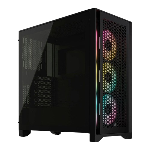 <strong>CORSAIR iCUE 4000D RGB AIRFLOW BLACK TEMPERED GLASS ATX CASING</strong>