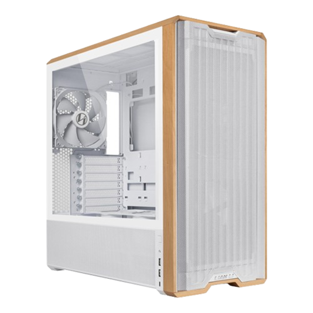 <strong>LIAN LI LANCOOL 217 WHITE TYPE-C TEMPERED GLASS ATX CASING</strong>