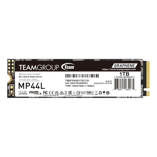 <strong>Team T-Force MP44L 1TB 5000MB/s Gen4 Nvme M.2</strong>