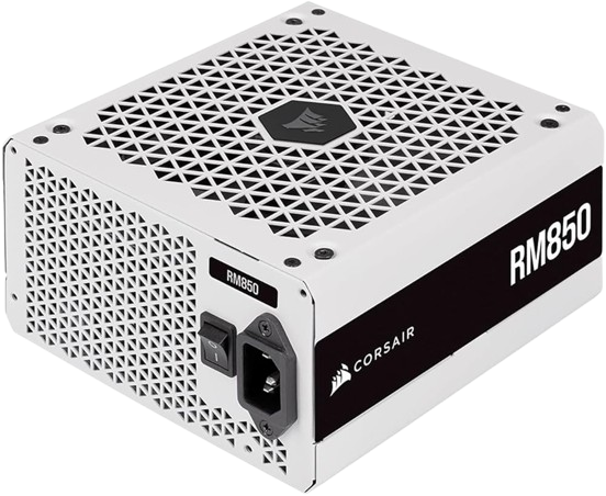 <strong>CORSAIR RM850e-850W WHITE ED ATX3.1 PCIe5.1 NEW 80+ GOLD MODULAR PSU</strong>
