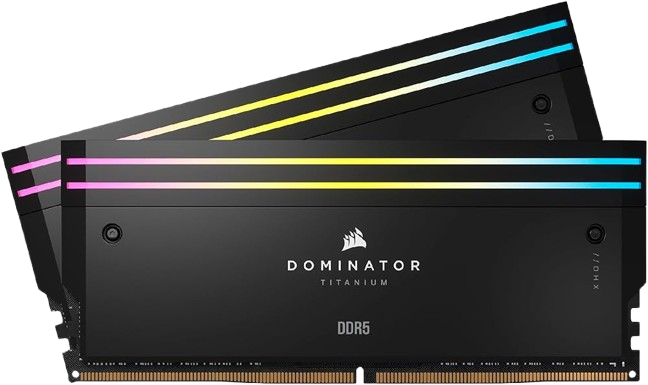 <strong>CORSAIR DOMINATOR TITANIUM DDR5 RGB 6000MHz 64GB(32GBx2) CL30 AMD KIT</strong>