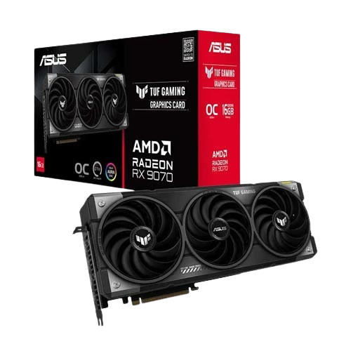 <strong>ASUS AMD RADEON TUF GAMING RX9070 O16G GAMING TRIPLE FAN GDDR6</strong>