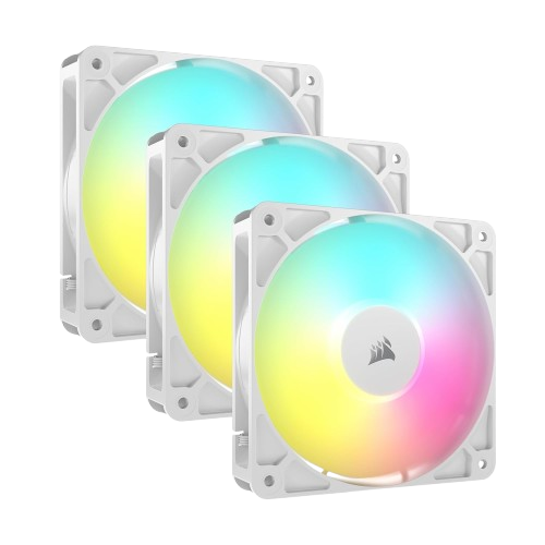 <strong>CORSAIR RS120 ARGB WHITE 3-PACK HIGH PERFORMANCE PWM DAISY CHAIN FANS</strong>
