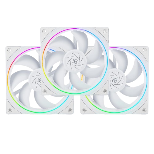 <strong>THERMALRIGHT TL-S12W-S WHITE ARGB 120MM HYBRID 3-PACK FANS</strong>