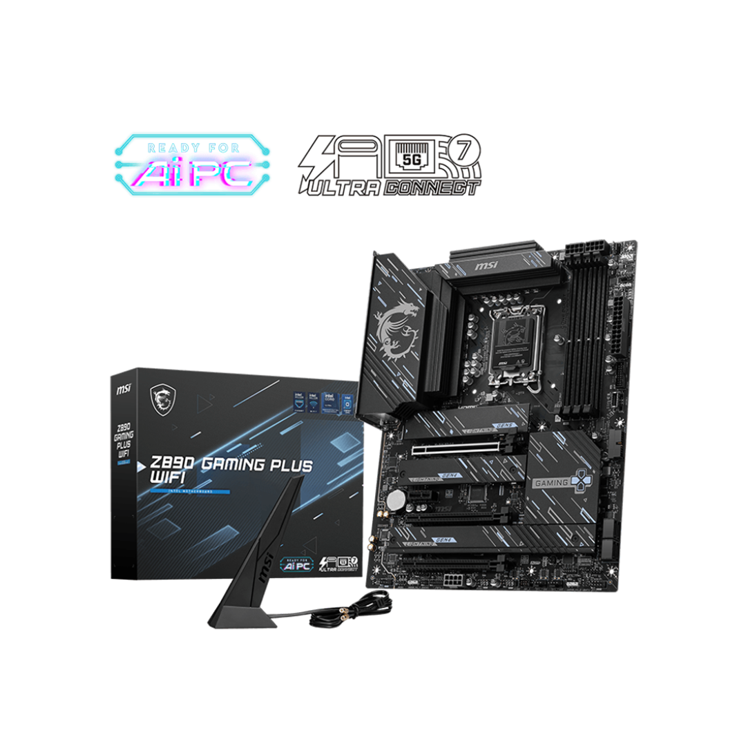 <strong>MSI Z890 GAMING PLUS WIFI LGA1851 ATX MOTHERBOARD </strong>