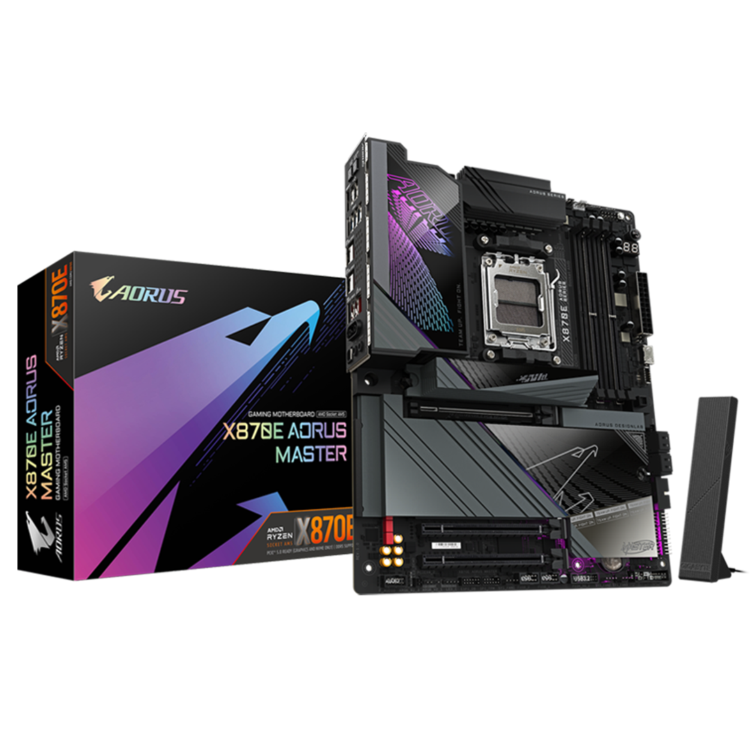 <strong>GIGABYTE X870E AORUS MASTER SOCKET AM5 ATX MOTHERBOARD</strong>