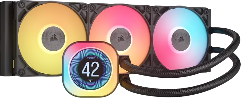<strong>CORSAIR iCUE LINK TITAN 360 RX LCD RGB BLACK AIO</strong>