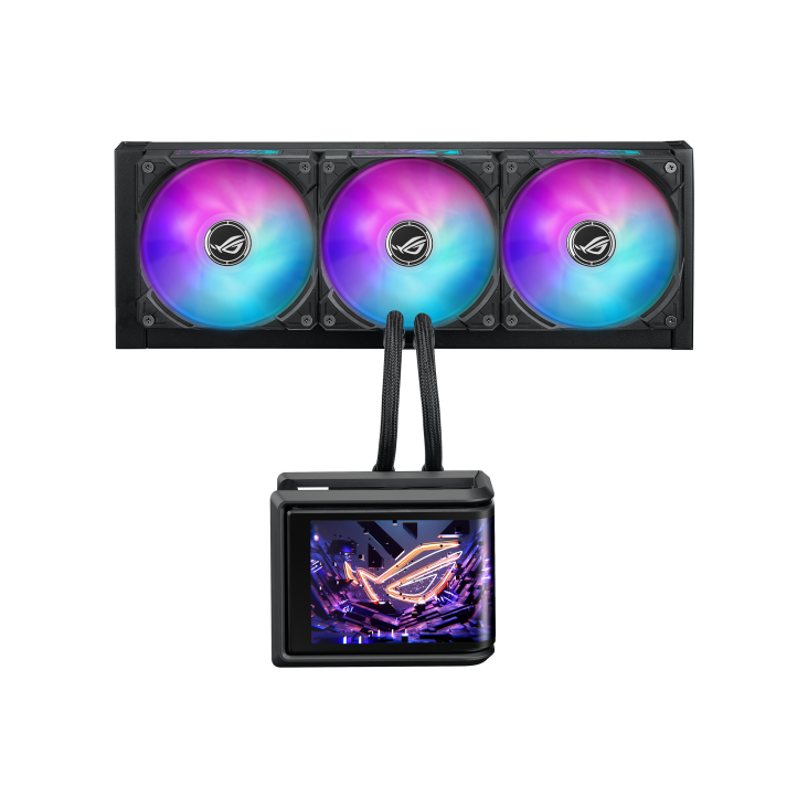 <strong>ASUS ROG RYUO IV SLC 360 ARGB BLACK AMOLED LCD </strong>
