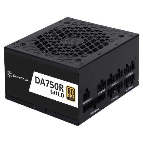 <strong>SILVERSTONE DA750R ATX3.0 BLK 750W 80+ GOLD FULL M PSU </strong>