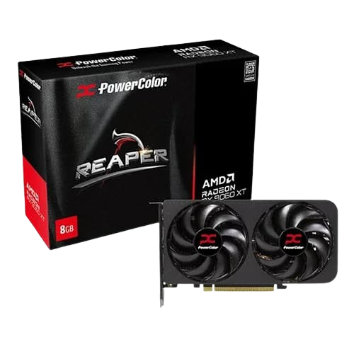 <strong>POWERCOLOR REAPER AMD RADEON RX9060XT 8GB TWIN FAN GDDR6</strong>