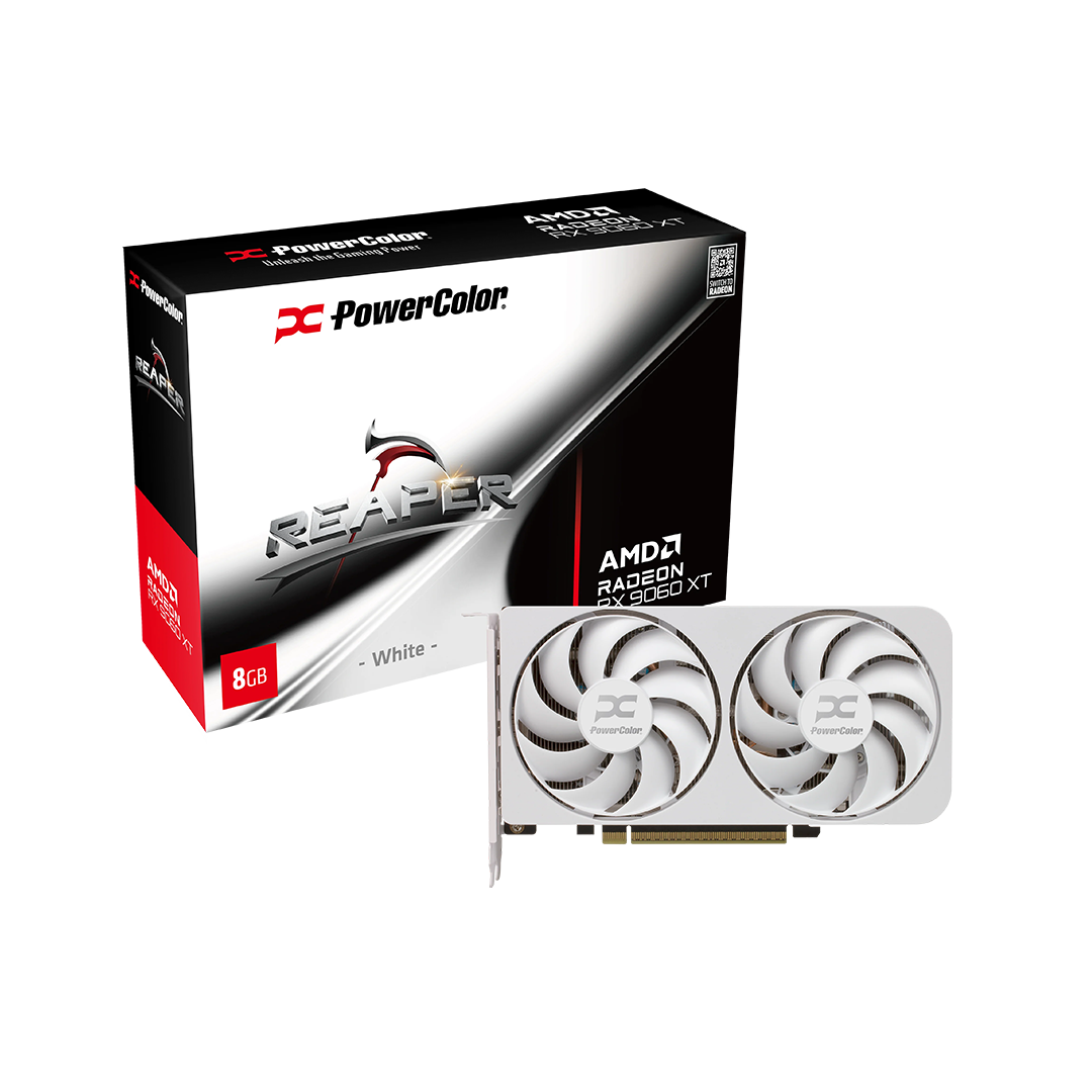 <strong>POWERCOLOR REAPER WHITE RADEON RX9060XT 8GB </strong>