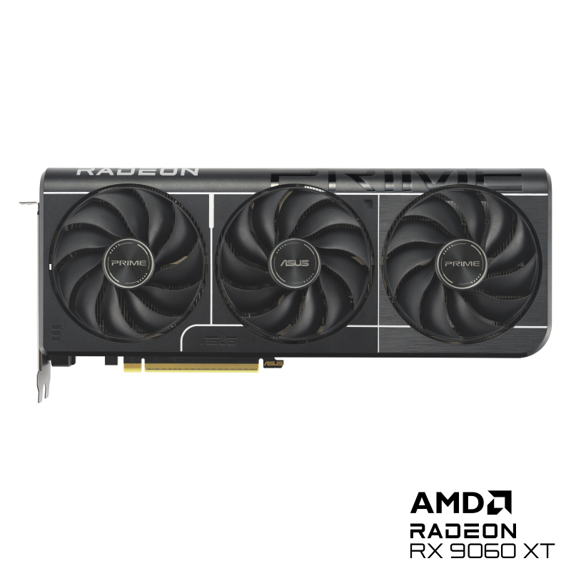 <strong>ASUS PRIME AMD RADEON RX9060XT O16G TRIPLE FAN GDDR6 GPU</strong>