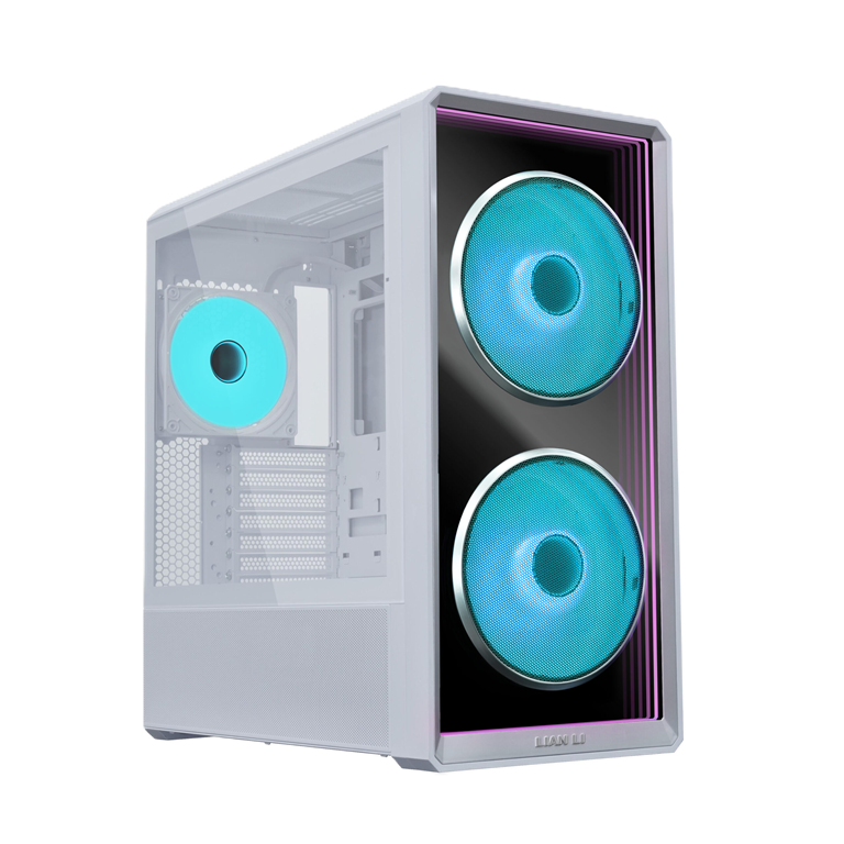 <strong>LIAN LI LANCOOL 217 INFINITY WHITE ARGB TEMPERED GLASS ATX CASING</strong>