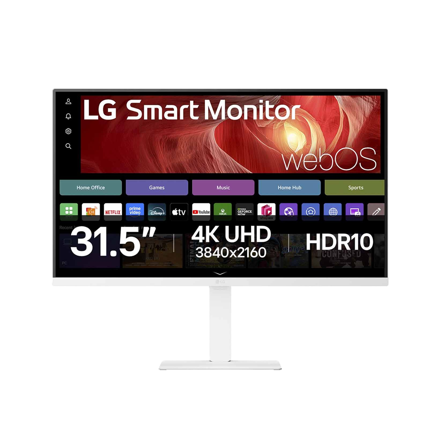 <strong>LG 32U720SA-W 31.5IN 4K UHD SMART MONITOR WITH WEBOS</strong>