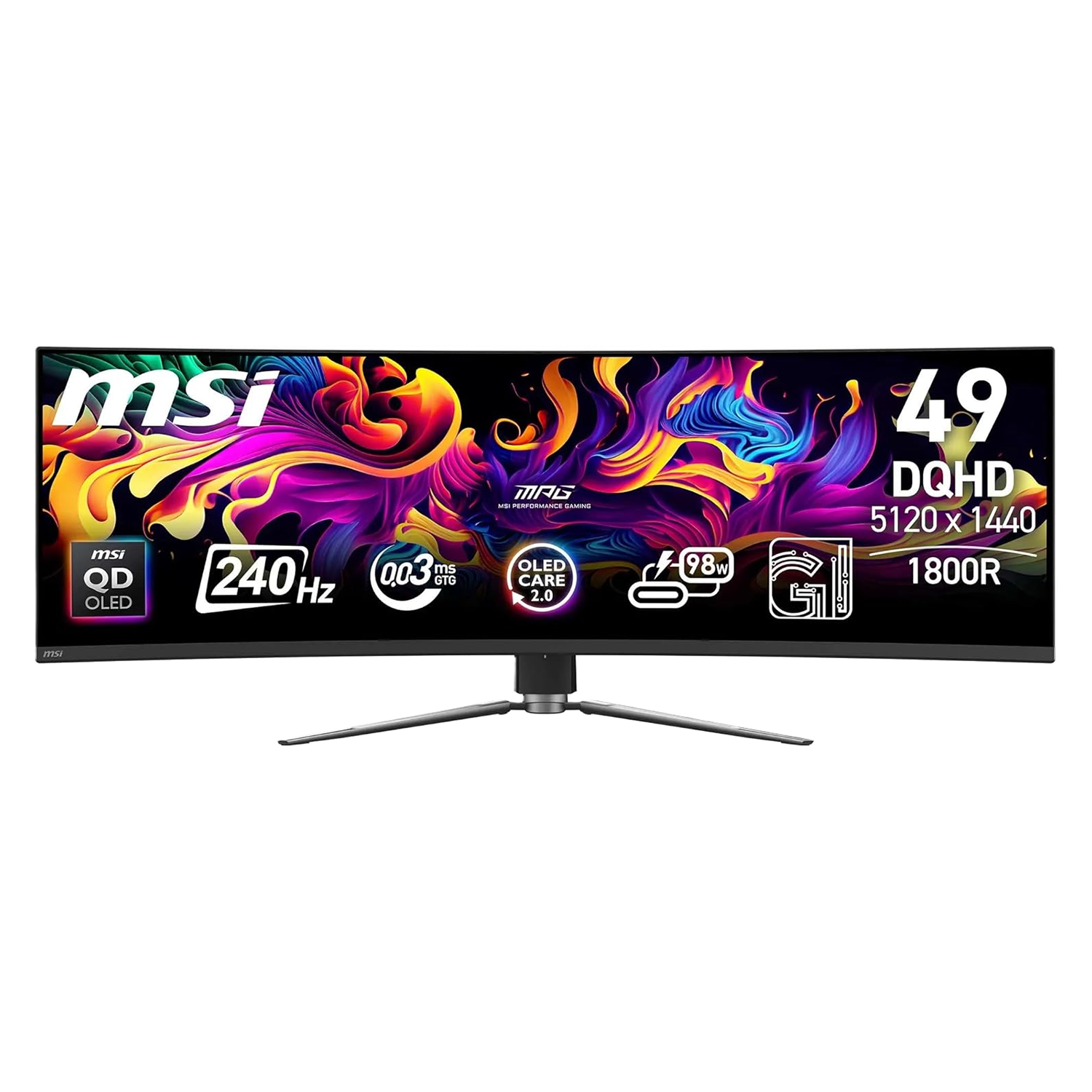 <strong>MSI, MPG 491CQPX QD-OLED 49-Inch MONITOR</strong>