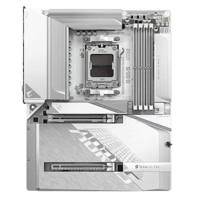 <strong>GIGABYTE B850 AORUS STEALTH ICE</strong>