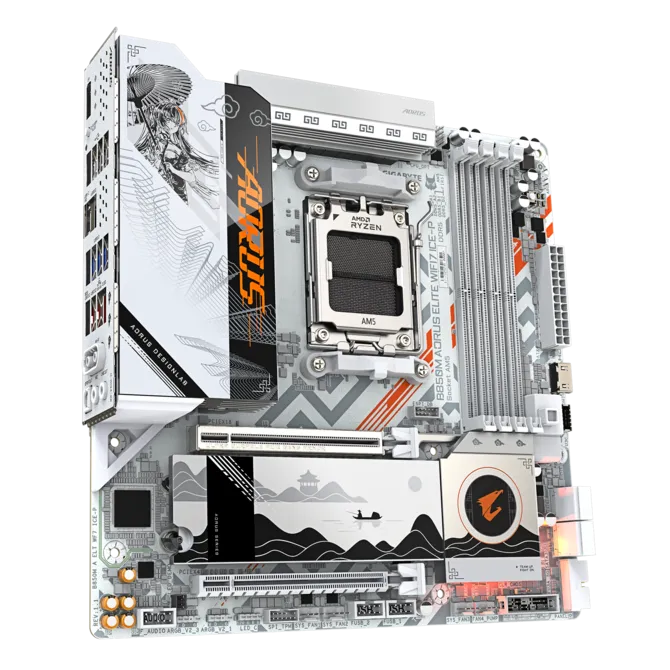 <strong>GIGABYTE B850M AORUS ELITE WIFI7 ICE-P AM5 m-ATX</strong>