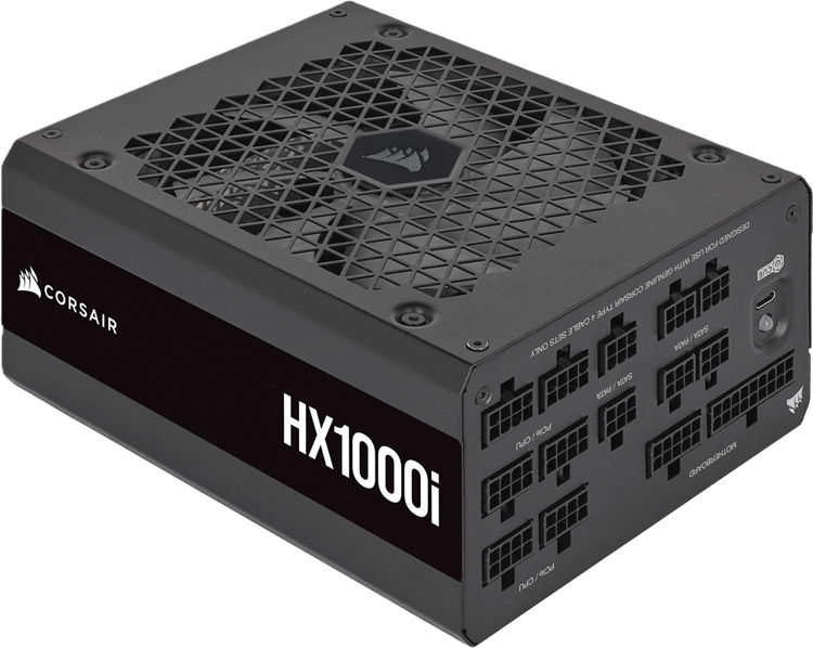 <strong>CORSAIR HX1000i-1000W ATX3.0 PCIe5 80+ PLATINUM FULL MODULAR PSU</strong>