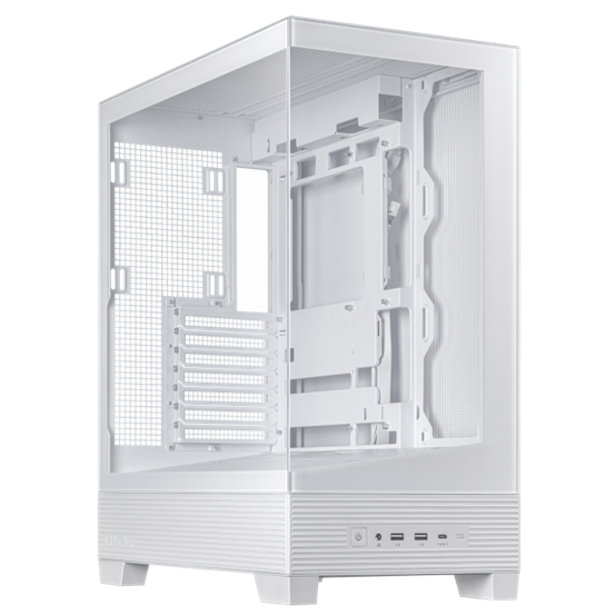 <strong>ASUS A31 WHITE TEMPERED GLASS ATX CASING</strong>