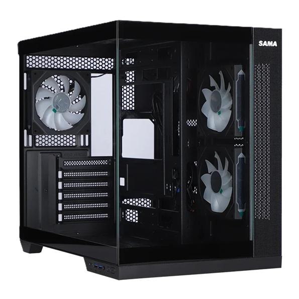 <strong>SAMA NEVIEW A721 BLACK TG ATX CASE</strong>
