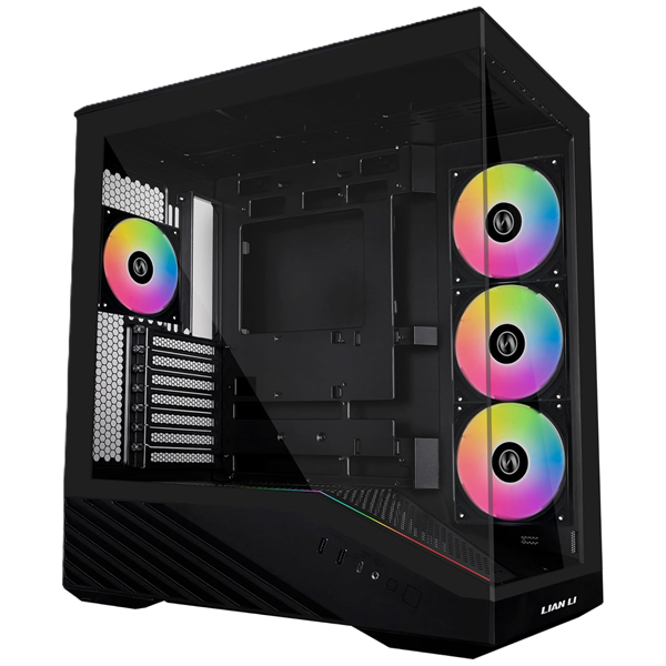 <strong>LIAN LI VECTOR V100 BLACK ARGB DUAL TEMPERED GLASS ATX CASING</strong>