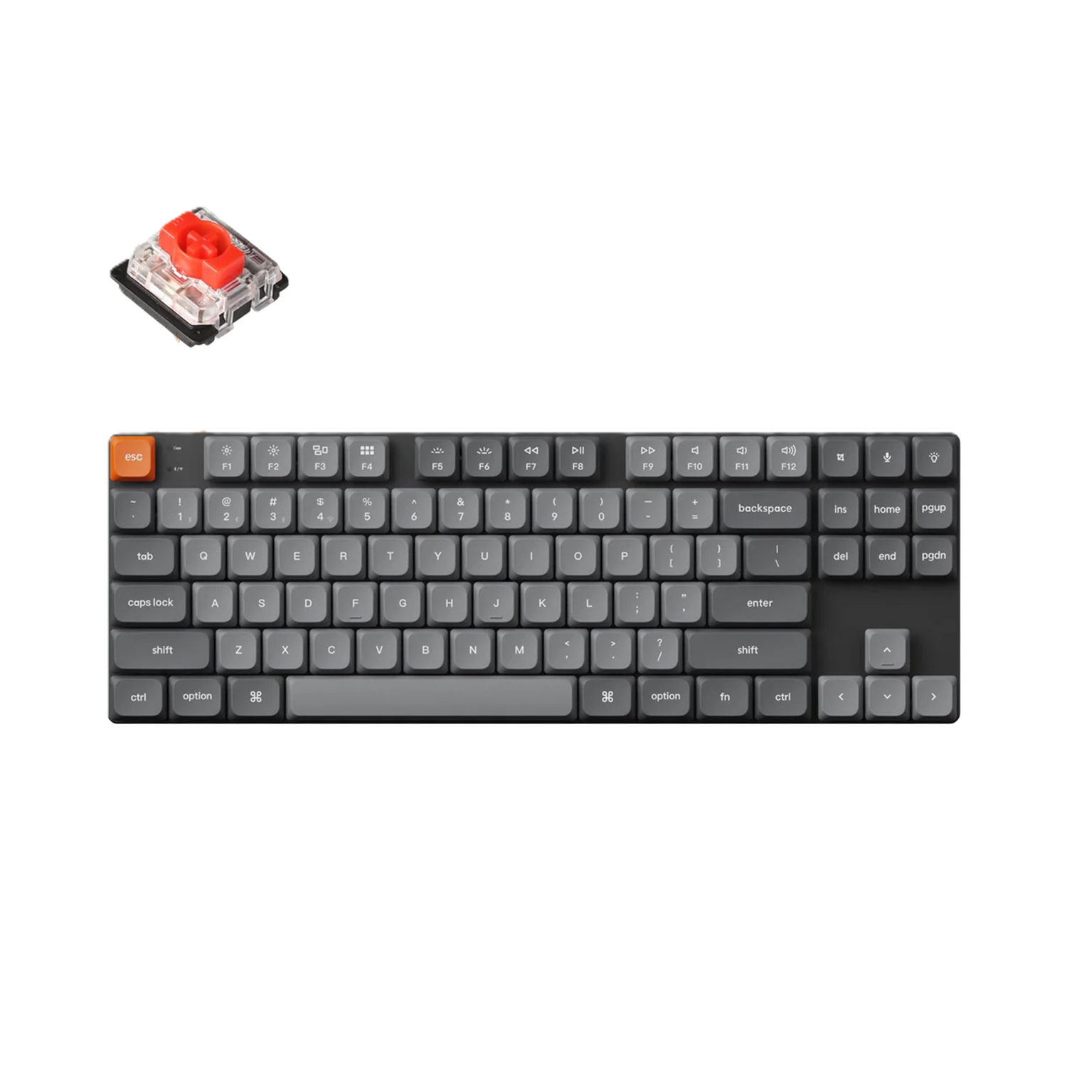 <strong>Keychron K1 Max QMK/VIA Wireless Custom Mechanical Keyboard - BLACK</strong>