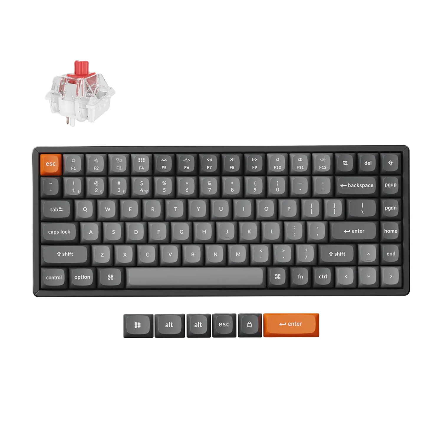 <strong>Keychron K2 Max QMK Wireless Mechanical Keyboard - RED SWITCH</strong>