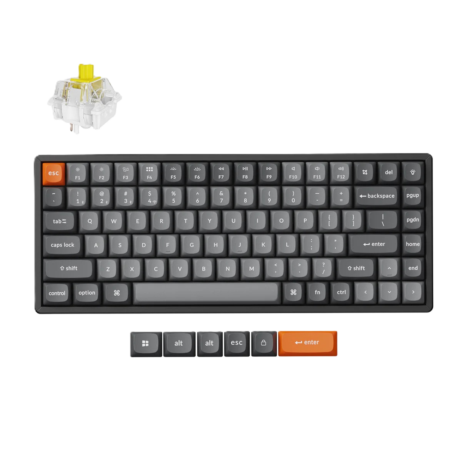 <strong>Keychron K2 Max QMK Wireless Mechanical Keyboard - BANANA SWITCH</strong>