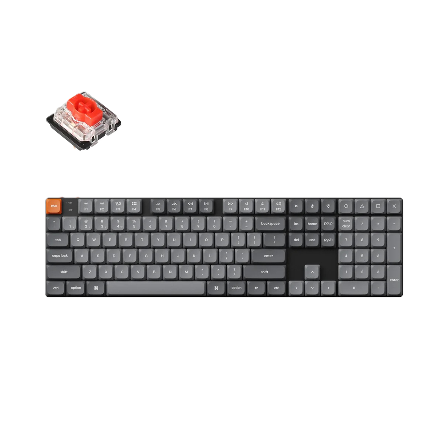 <strong>Keychron K5 Max QMK/VIA Wireless Custom Mechanical Keyboard - RED SWITCH</strong>