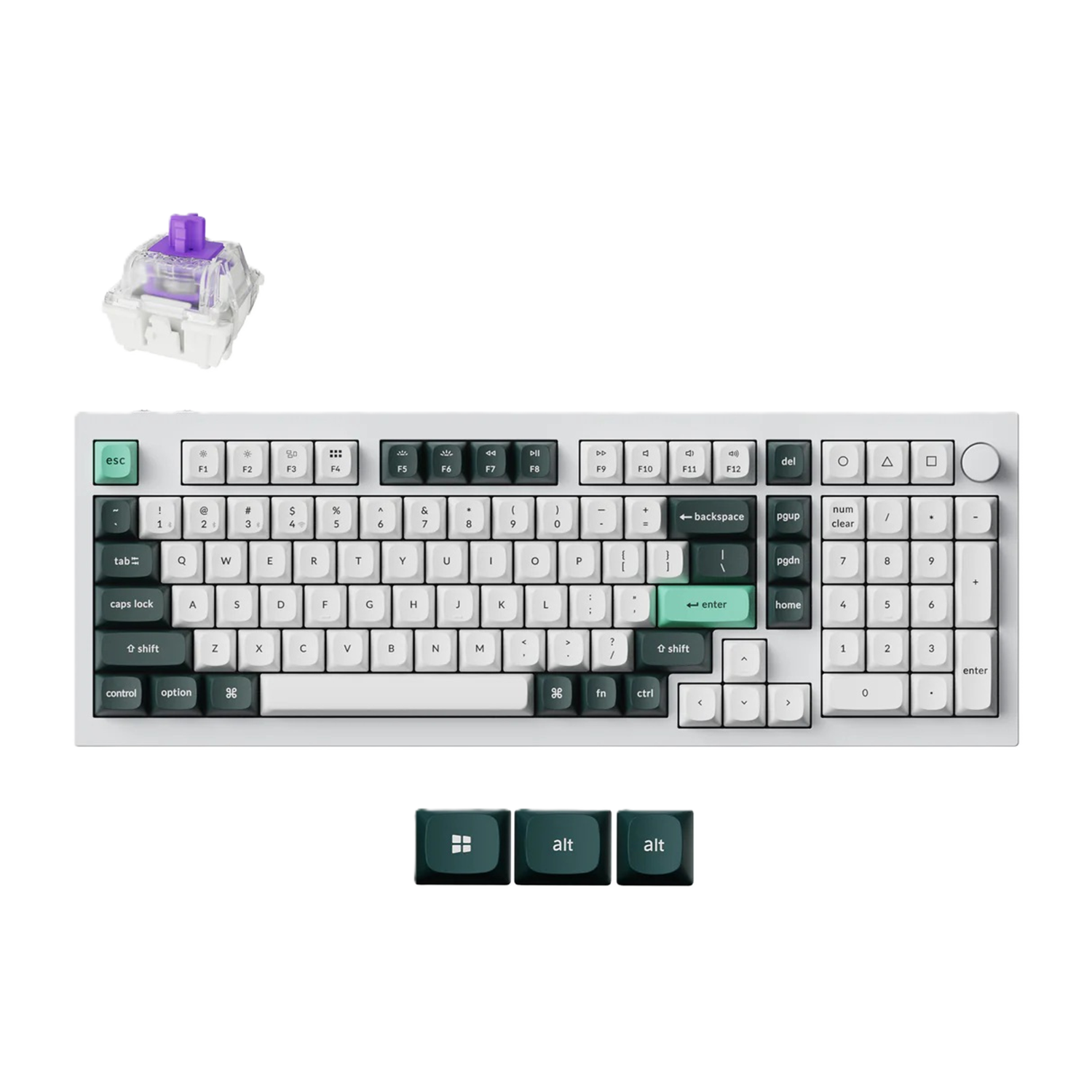 <strong>Keychron Q5 HE QMK Wireless Custom Keyboard - SHELL WHITE</strong>