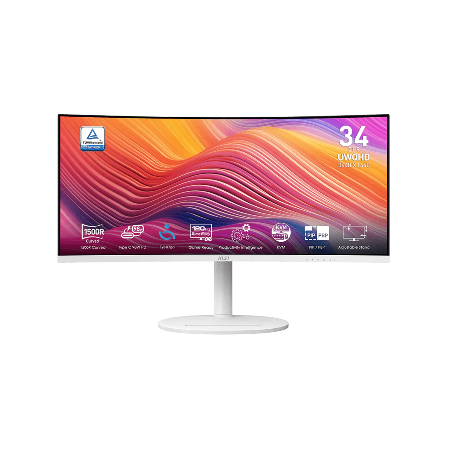 <strong>MSI Modern MD342CQPW Business Productivity Monitor</strong>