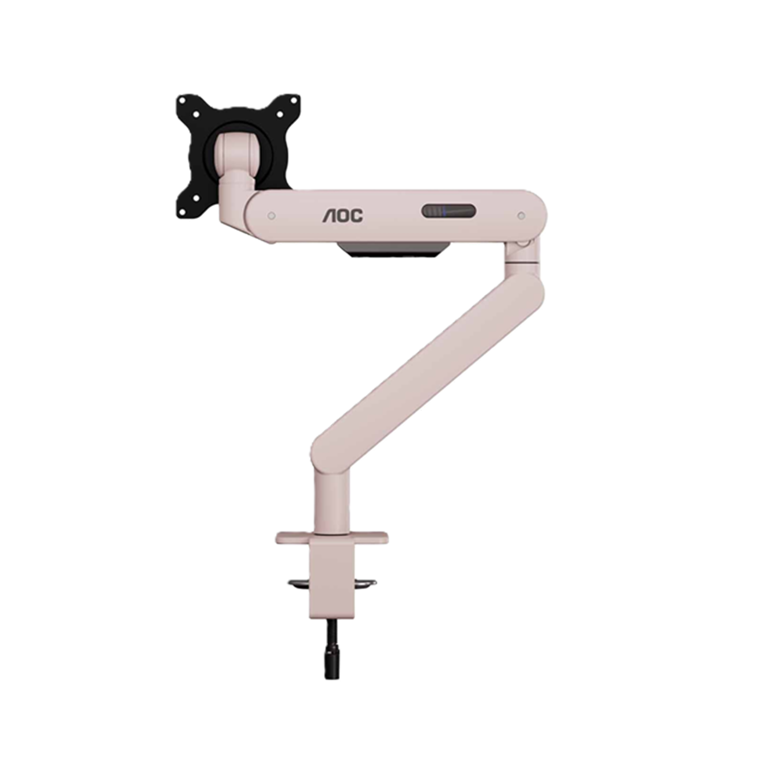 <strong>AOC AM400G Mechanical Gas Spring System Single Monitor Arm (Pink)</strong>