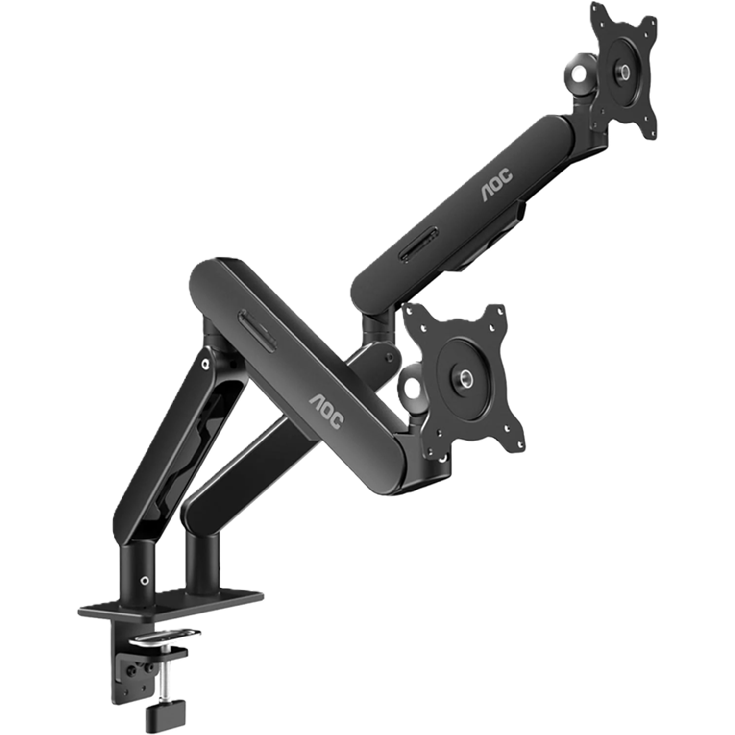 <strong>AOC AM420B Mechanical Gas Spring System Dual Monitor Arm (Black)</strong>