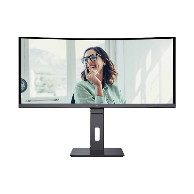 <strong>AOC CU34P3CV 34IN WQHD VA CUVRED USB-C DOCKING MONITOR</strong>