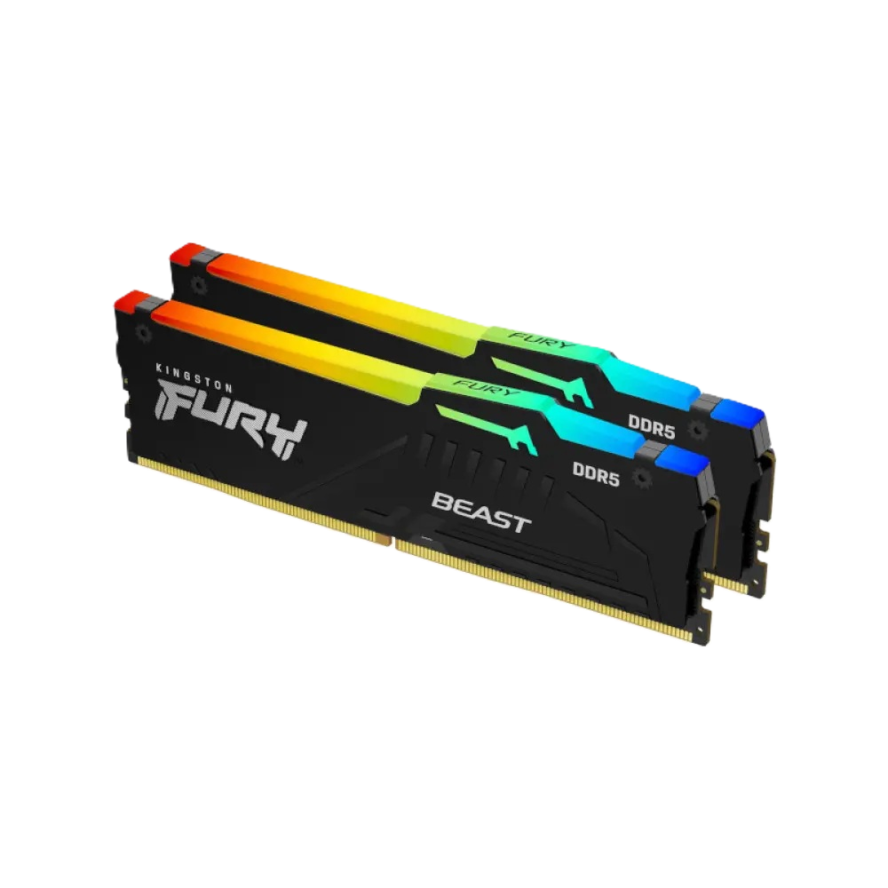 <strong>KINGSTON FURY BEAST RGB BLACK 6000MT/s 32GB(16GBx2) CL30</strong>