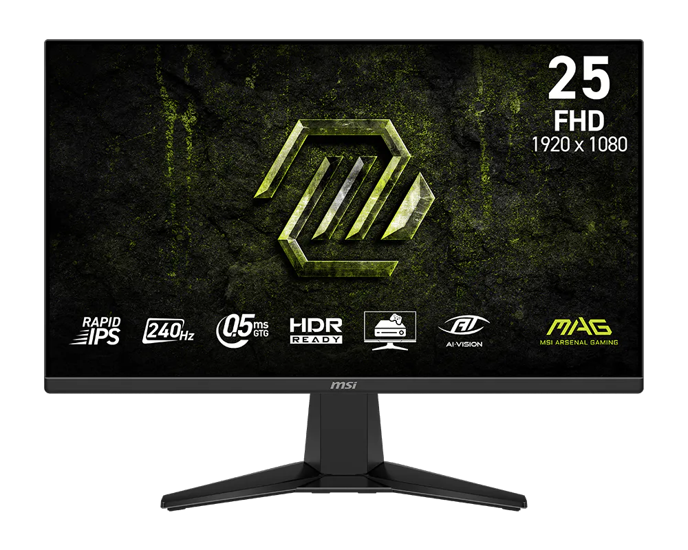 <strong>MSI MAG 24.5in 255F X24 1080P 240Hz Gaming Monitor</strong>